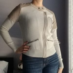 Banana Republic sweater bomber jacket